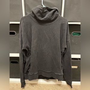 Black lululemon oversized sweatshirt.